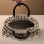ZAWJIEN Nura Bag - Handcrafted macrame accessory, editorial photo