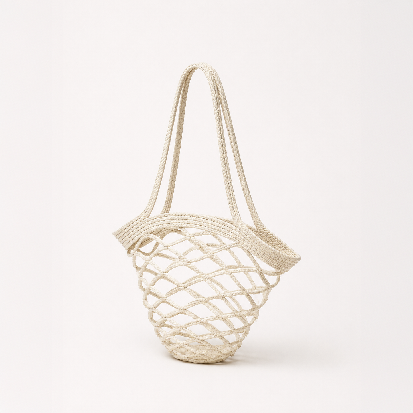 ZAWJIEN Marin Net Bag - Handcrafted macrame handbag, product image - tryon