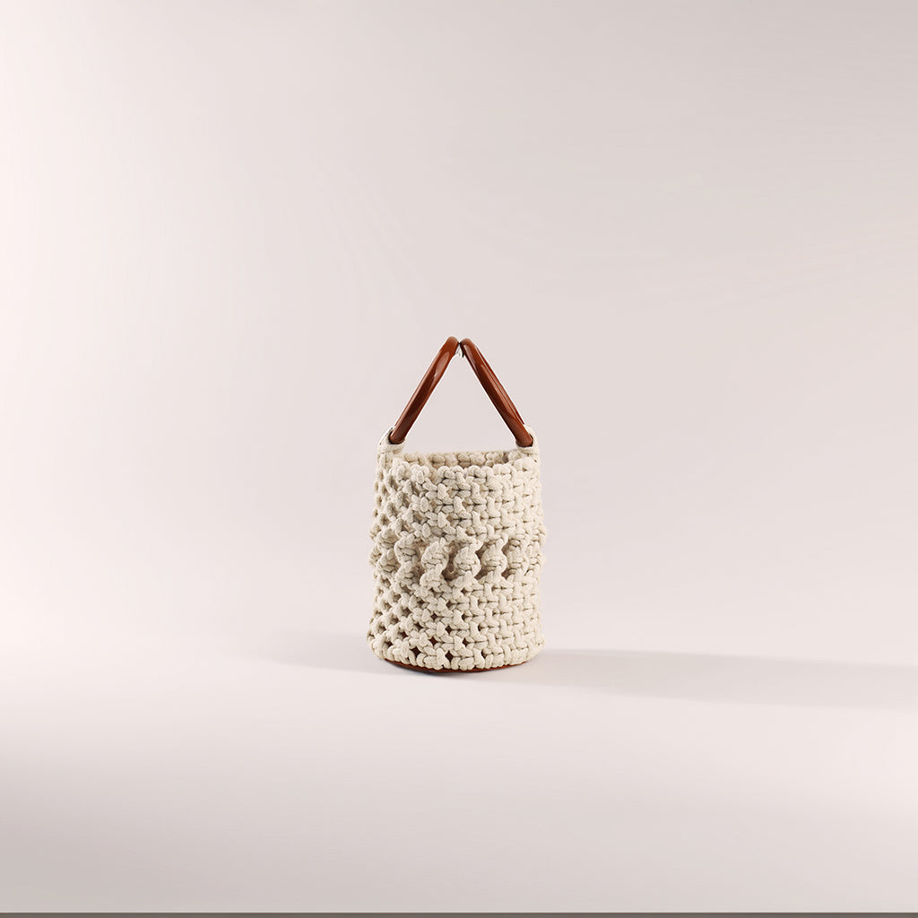 ZAWJIEN Raya Bag - Handcrafted macrame handbag, editorial photo